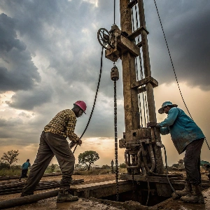 Truck-Mounted Borewell Drilling Machine
