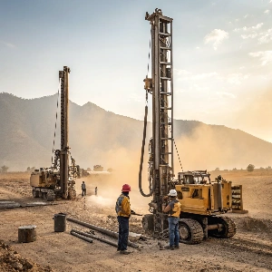 Percussion Borewell Drilling Machine